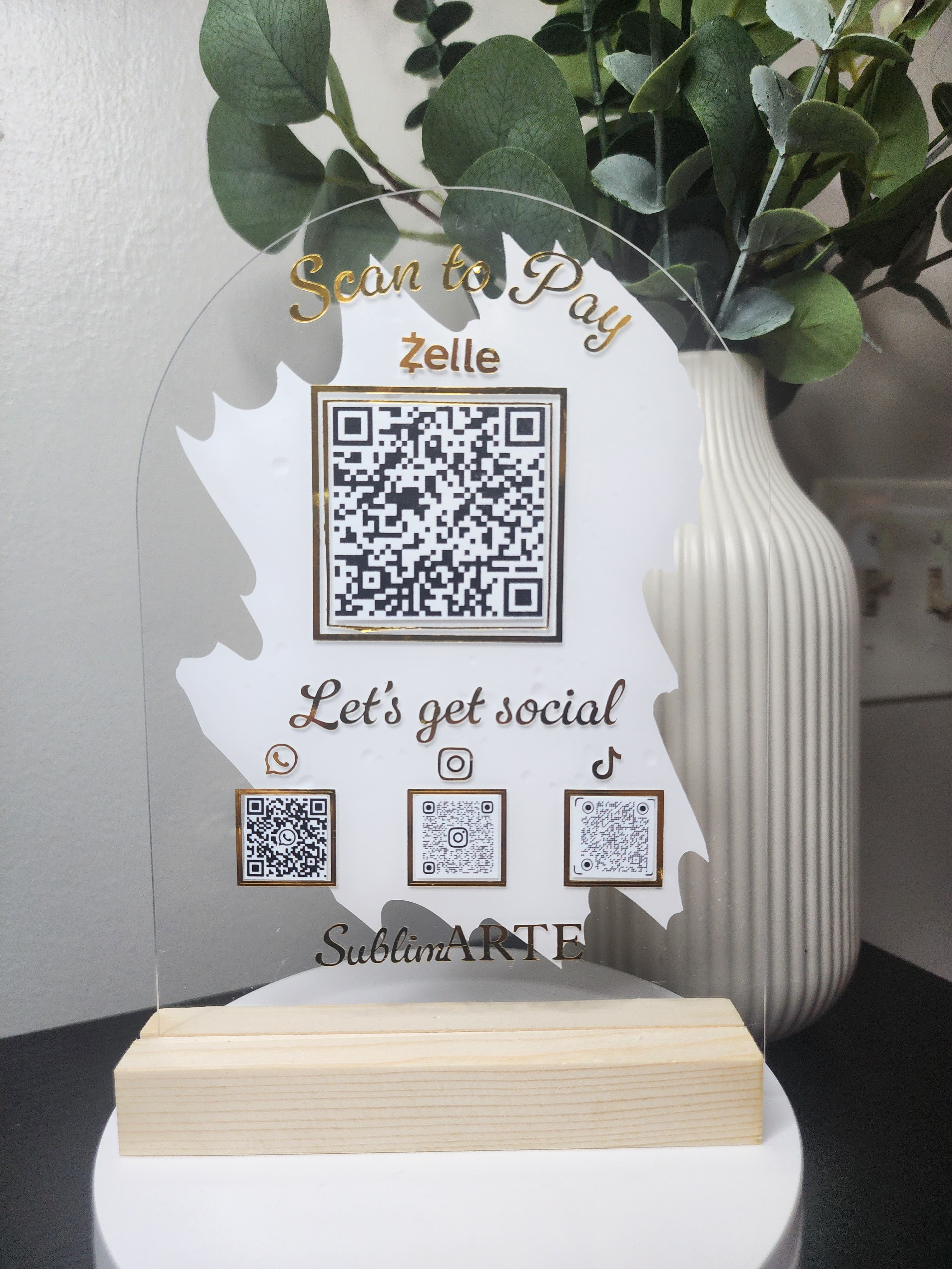 Letrero QR